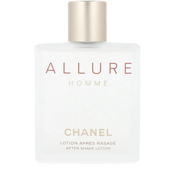 Chanel Allure Homme lozione dopobarba idratante per uomo con bergamotto e allantoina, ideale dopo la rasatura.