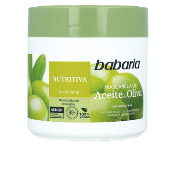 Babaria Maschera Capelli all'Olio d'Oliva Nutriente per Capelli Forti e Luminosi
