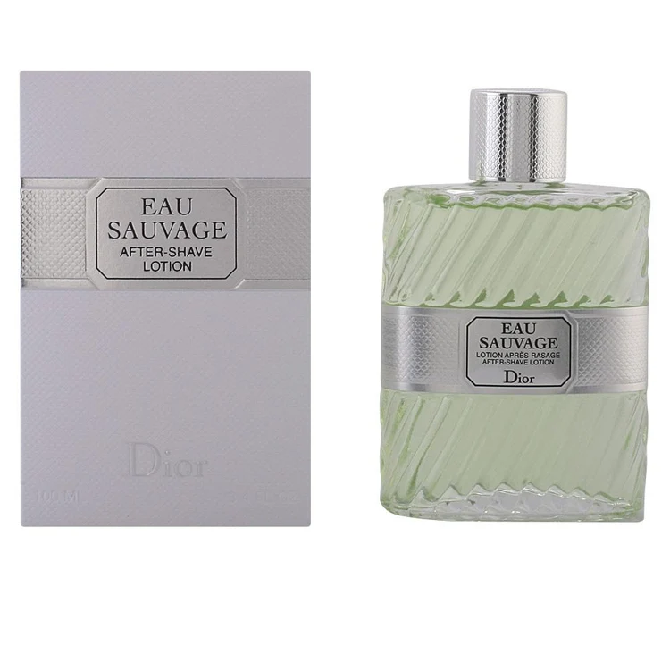 Dior Eau Sauvage lozione dopobarba rinfrescante e lenitiva da uomo per una pelle fresca e confortevole dopo la rasatura.