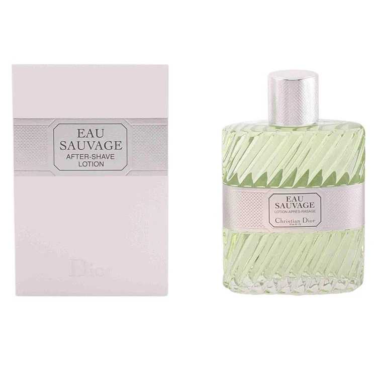 Dior Eau Sauvage lozione dopobarba rinfrescante e lenitiva da uomo per una pelle fresca e confortevole dopo la rasatura.