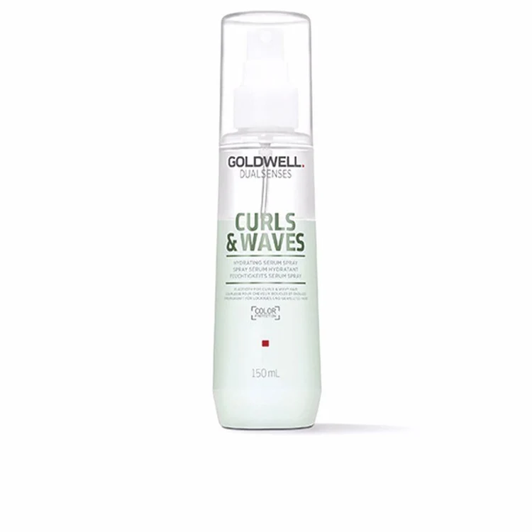 Goldwell Curls & Waves spray serum per capelli ricci, mossi e permanentati con idratazione, definizione e protezione termica.