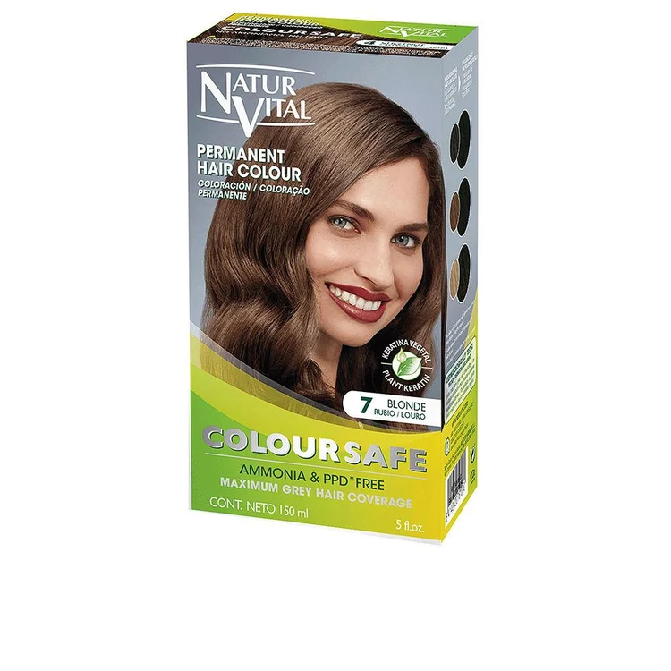 Natur Vital Coloursafe Colorazione Permanente per Capelli Biondo 7