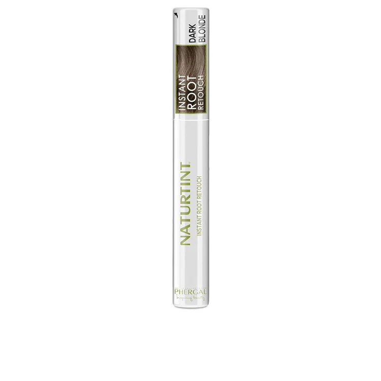 Naturtint ritocco temporaneo per capelli grigi con applicatore di precisione per una copertura rapida e naturale di radici e sopracciglia.