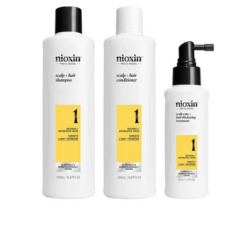 Nioxin 3D Care System Kit Trattamento per Capelli Naturalmente Diradati