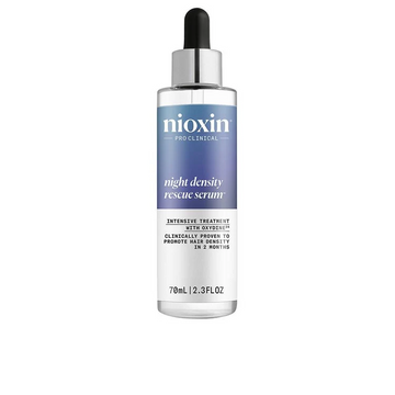 Nioxin 3D Intensive Care Night Serum Trattamento Notturno per Capelli Più Folti e Densi