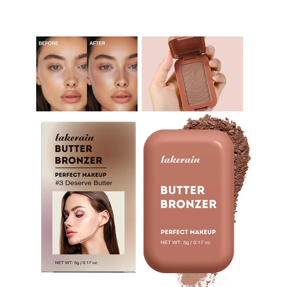 Bronzer Compatto in Polvere Effetto Matte - Finish Naturale