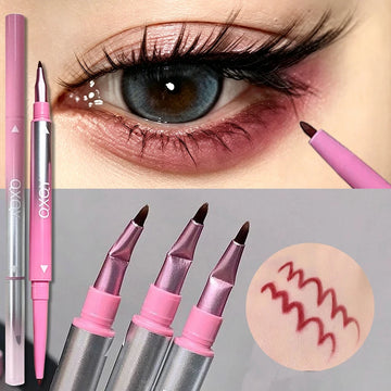 Eyeliner Gel 2 in 1 Waterproof con Pennello Angolato