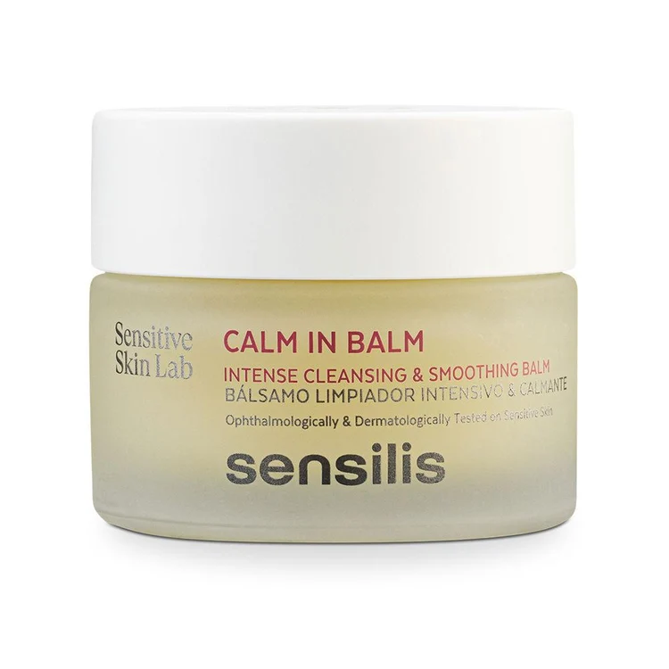 Sensilis Cleansing Balm balsamo struccante viso per pelle sensibile con burro di karité, olio di avocado ed estratti naturali.