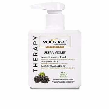 Voltage Cosmetics Therapy Ultra Violet Shampoo Mask Neutralizzante per Capelli Bianchi